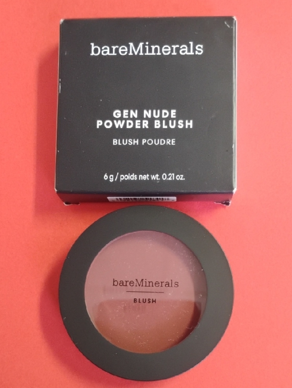 bareMinerals Gen Nude Powder Blush — Warm Rose
